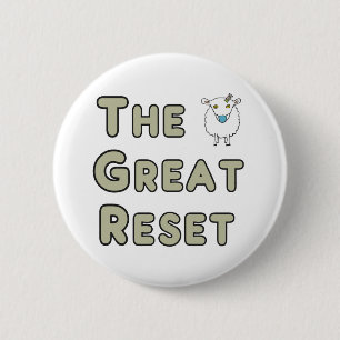 Die große Rückzugsschaf Button