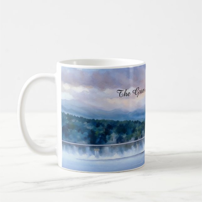 Die große Sacandaga - Batchlerville-Brücke Kaffeetasse (Links)