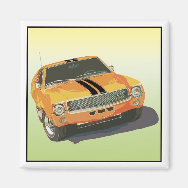 Die große schlechte Orange Magnet (Vorne)