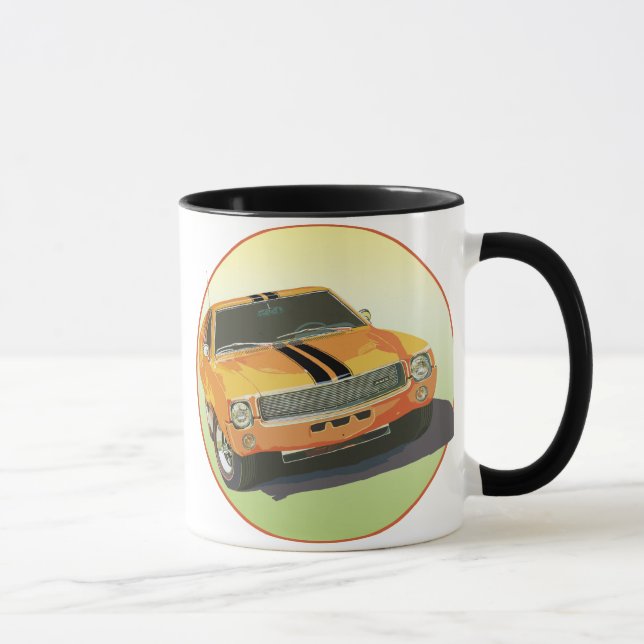 Die große schlechte Orange Tasse (Rechts)