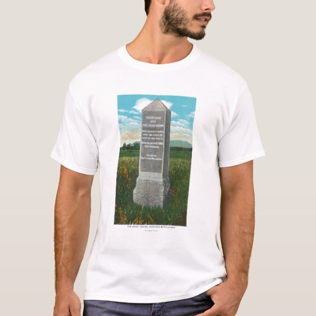 Die große Schlucht des Saratoga Schlachtfeldes T-Shirt (Vorderseite)