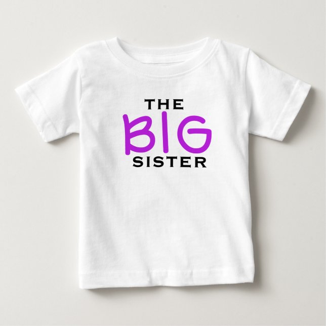 Die große Schwester Baby T-shirt (Vorderseite)