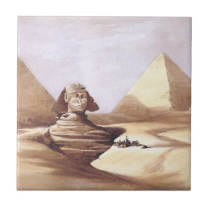 Die Große Sphinx, Pyramiden von Giza Fliese