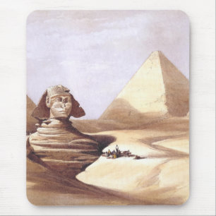Die Große Sphinx, Pyramiden von Giza Mousepad