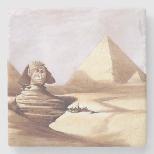 Die Große Sphinx, Pyramiden von Giza Steinuntersetzer