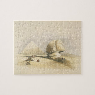 Die große Sphinx und die Pyramiden von Giseh, von