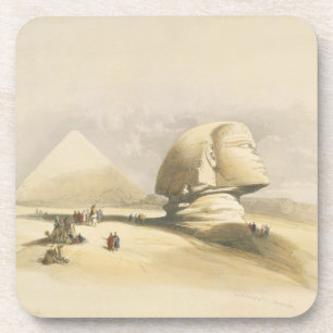 Die große Sphinx und die Pyramiden von Giseh, von Getränkeuntersetzer