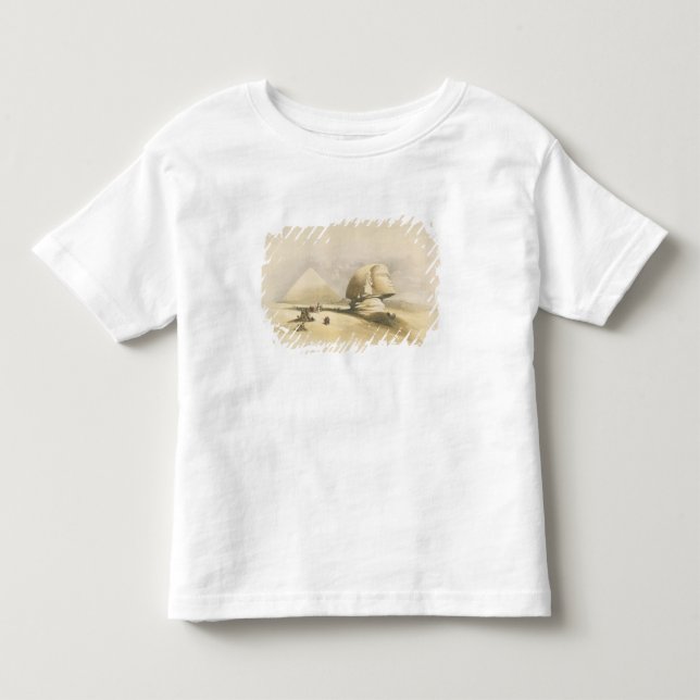 Die große Sphinx und die Pyramiden von Giseh, von Kleinkind T-shirt (Vorderseite)