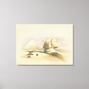 Die große Sphinx und die Pyramiden von Giseh, von Leinwanddruck
