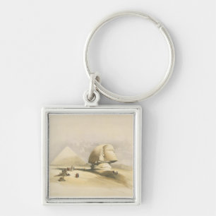 Die große Sphinx und die Pyramiden von Giseh, von Schlüsselanhänger