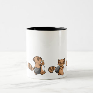 Die große Tanuki Heist-Tasse Zweifarbige Tasse