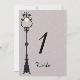 Die große Tischnummer der einfachen Hochzeit