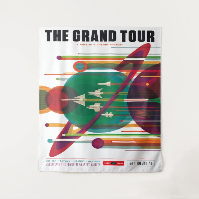 Die große Tour Wandteppich (Vorderseite)