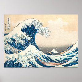 Die große Welle ab Kanagawa Poster