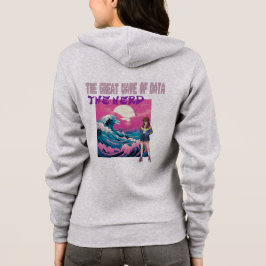 Die große Welle der Daten Hoodie