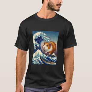 Die große Welle der Guinea Schweinefleisch japanis T-Shirt