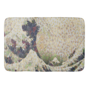 Die große Welle der Honeydew Melon Kunsthandwerk Badematte