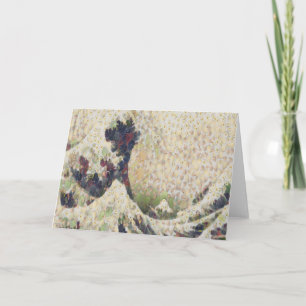 Die große Welle der Honeydew Melon Kunsthandwerk Karte