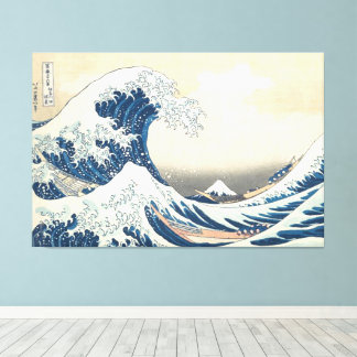 Die große Welle der japanischen Kunst vor Kanagawa Leinwanddruck