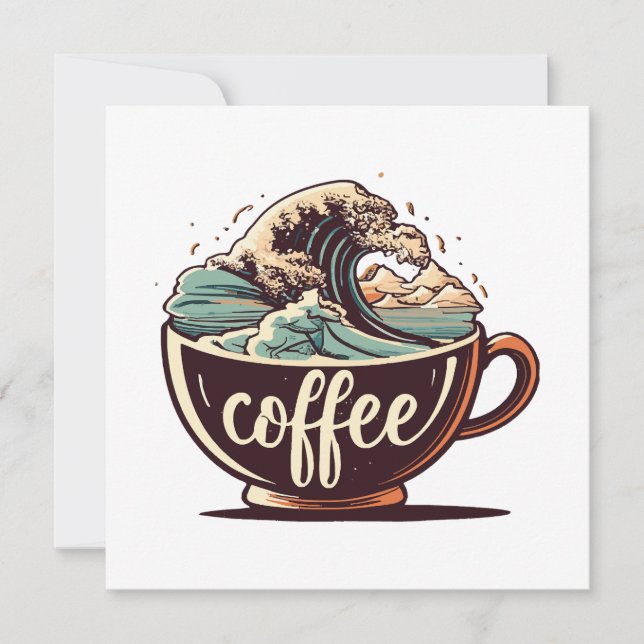 Die große Welle des Kaffees (Vorderseite)