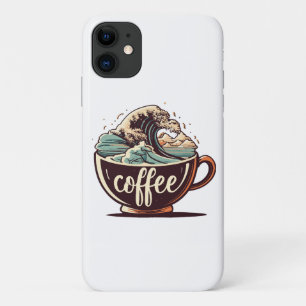 Die große Welle des Kaffees Case-Mate iPhone Hülle