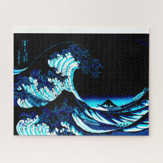 Die Große Welle Dunkelblau