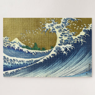 Die große Welle Farbe Hokusai