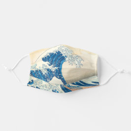 Die große Welle Hokusai Mund-Nasen-Maske Aus Stoff