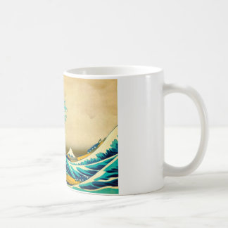 Die große Welle Kaffeetasse
