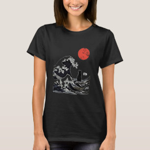 Die große Welle Kanagawa Lustige japanische surfen T-Shirt