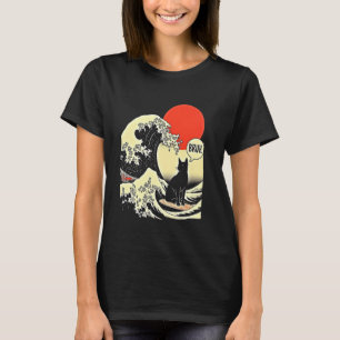 Die große Welle Kanagawa Lustige japanische surfen T-Shirt