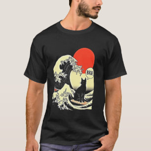 Die große Welle Kanagawa Lustige japanische surfen T-Shirt