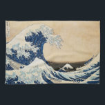 Die große Welle von Hokusai vor Kanagawa Geschirrtuch<br><div class="desc">Dieses Design zeigt "The Great Wave off Kanagawa" von dem japanischen Künstler Hokusai.</div>
