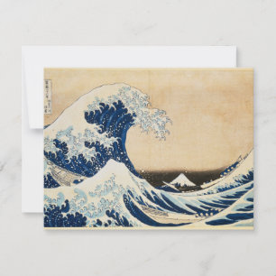 Die große Welle von Hokusai vor Kanagawa Mitteilungskarte