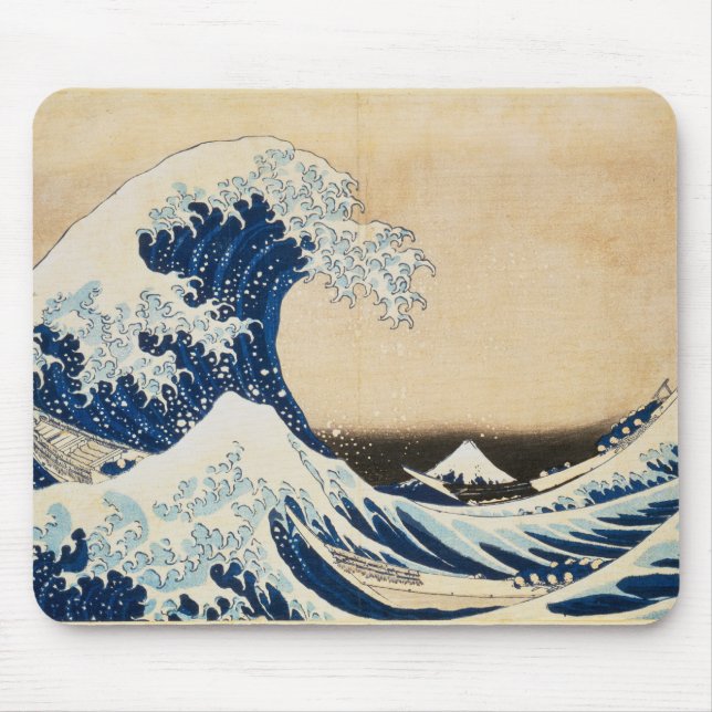Die große Welle von Hokusai vor Kanagawa Mousepad (Vorne)