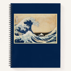 Die große Welle von Hokusai vor Kanagawa Notizbuch
