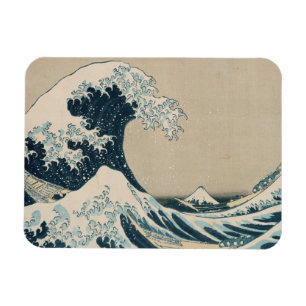 Die große Welle von Kanagawa, Ansichten vom Magnet