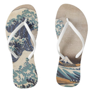 Die große Welle von Kanagawa Flip Flops