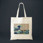 Die große Welle von Katsushika Hokusai 1 Tragetasche<br><div class="desc">Die Große Welle von Kanagawa Vintage Illustration Wandkunst Druck und Plakatremix aus Originalgemälde von Katsushika Hokusai.</div>