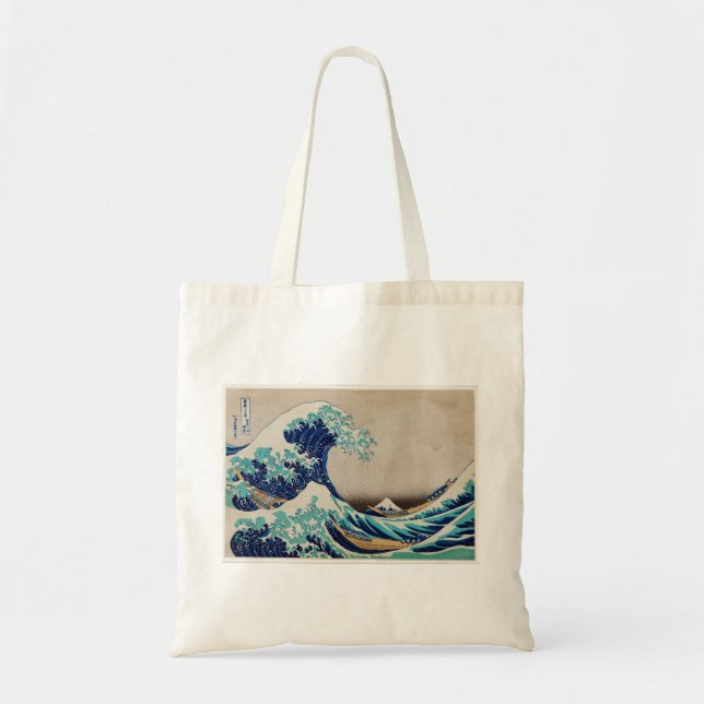Die große Welle von Katsushika Hokusai 1 Tragetasche (Vorne)