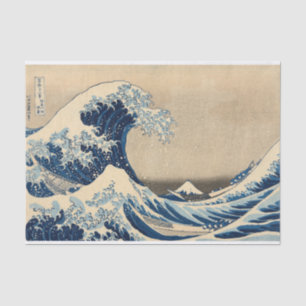 Die große Welle von Katsushika Hokusai Seidenpapier