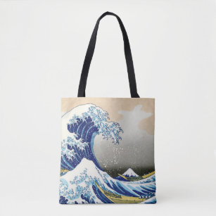 Die große Welle von Kunst Kanagawa Hokusai Tasche