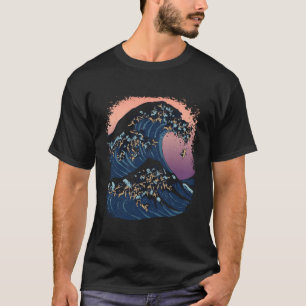 Die große Welle von Möpsen durch Huebucket T-Shirt
