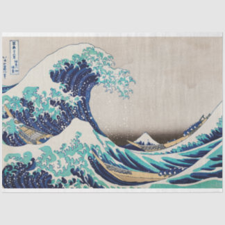 Die große Welle vor der Dekoupage von Kanagawa Seidenpapier