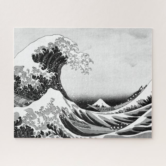 Die Große Welle vor Kanagawa (神 奈 川 沖 浪 裏) (Horizontal)