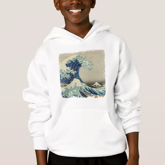 Die Große Welle vor Kanagawa (神 奈 川 沖 浪 裏) Hoodie (Vorderseite)