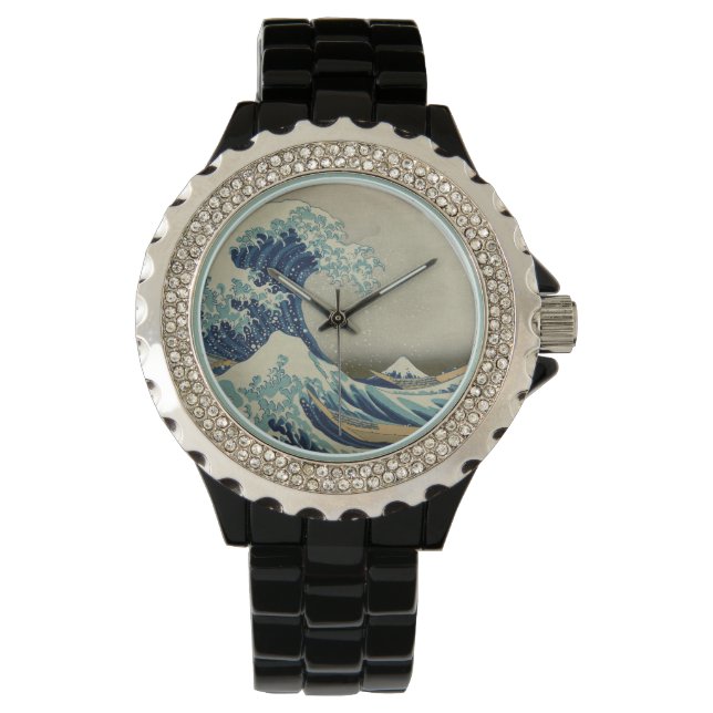 Die große Welle vor Kanagawa Armbanduhr (Vorderseite)