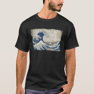 Die große Welle vor Kanagawa berühmtes Gemälde T-Shirt