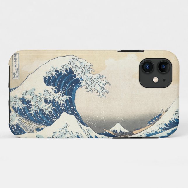 Die große Welle vor Kanagawa Case-Mate iPhone Hülle (Rückseite (Horizontal))