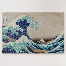 Die große Welle vor Kanagawa, dem japanischen Holz